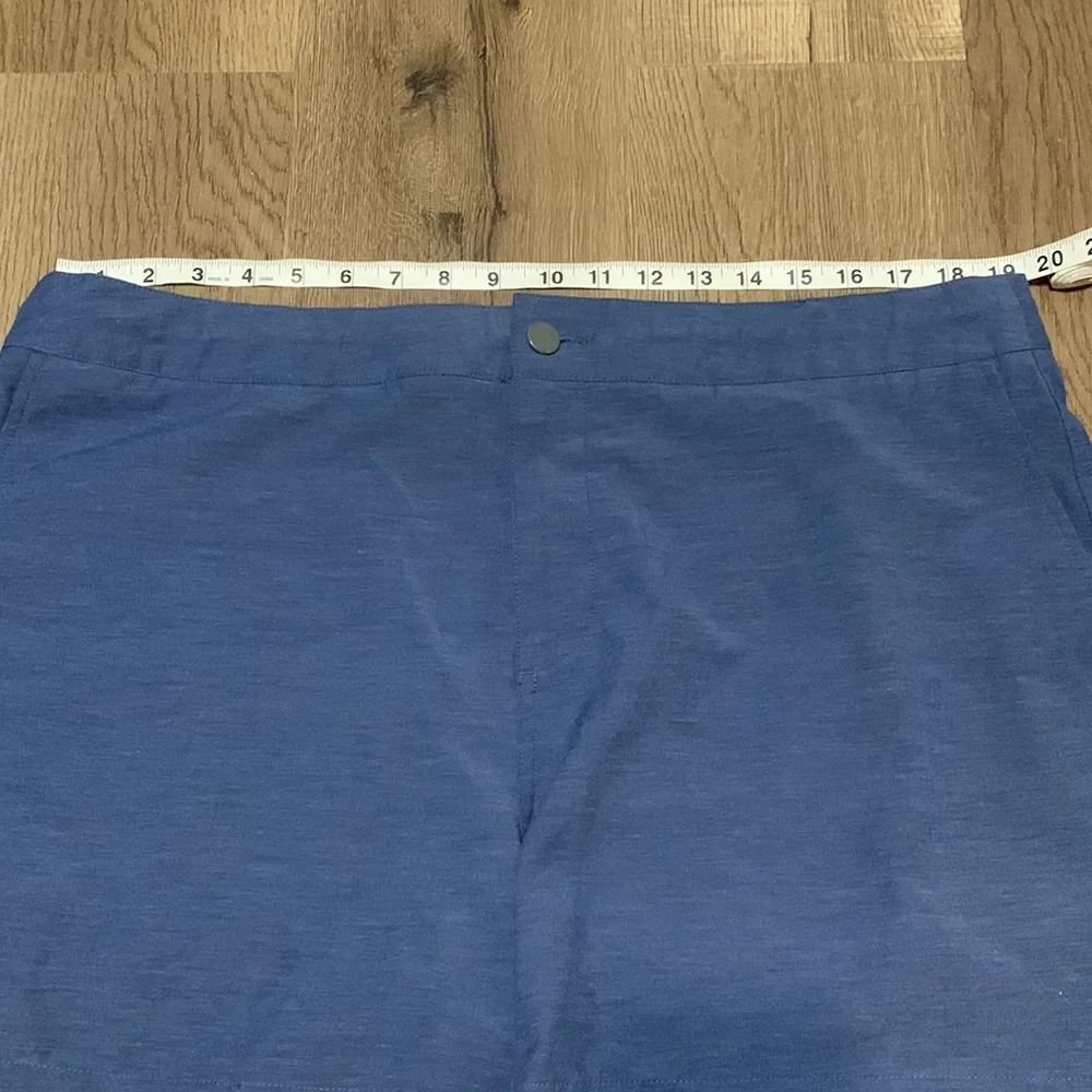 Faherty Men’s All Day Shorts Blue Zip Fly Size 38